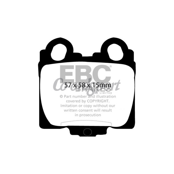 EBC Ultimax OEM Replacement Brake Pads image