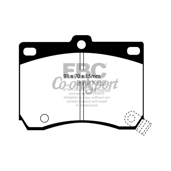 EBC Ultimax OEM Replacement Brake Pads image