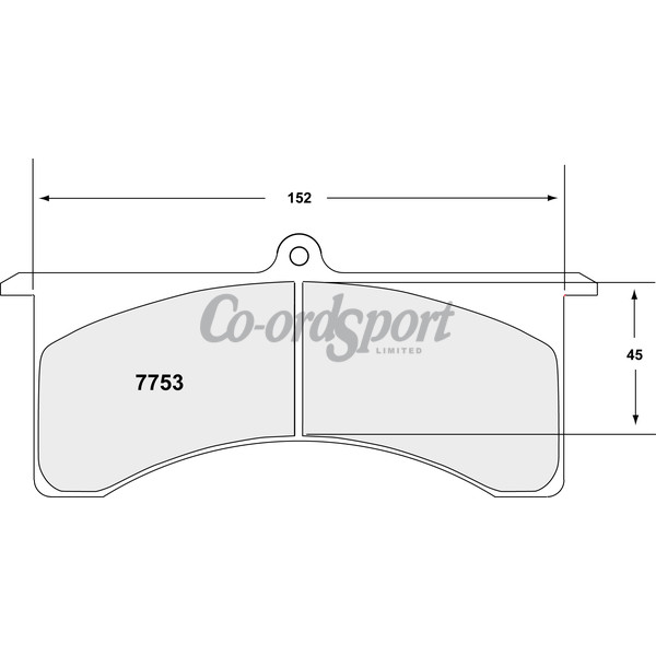 PFC 7753 Race Pad Set - 11 Compound 21 mm image