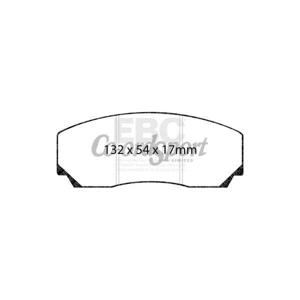EBC Greenstuff 2000 Series Sport Brake Pads image