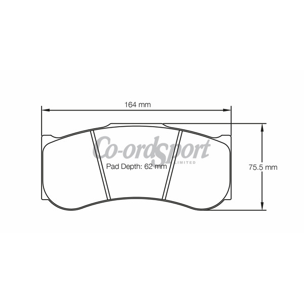 Pagid racing brake pads - RST1 image