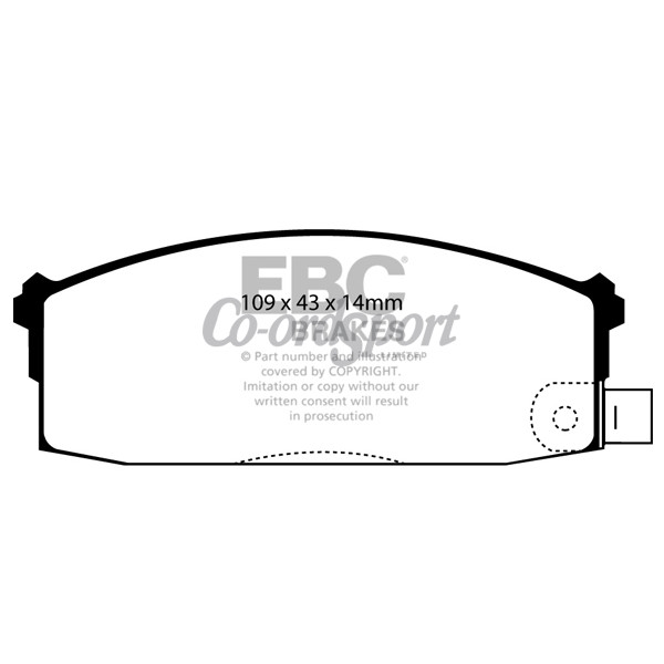 EBC Ultimax OEM Replacement Brake Pads image