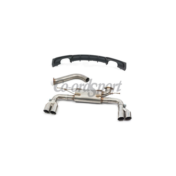 Cobra BMW 320i F30 LCI/F31 LCI 18-19 B48 M-Sport Quad Exit Rear S image