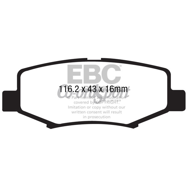 EBC Ultimax OEM Replacement Brake Pads image