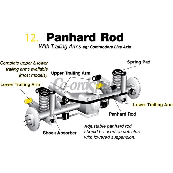 Whiteline BUSH KIT-TRAILING ARM TO CHAS image