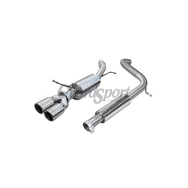 COBRA Seat Ibiza FR 1.2 TSI (12-15) Cat Back System (Resonated) image