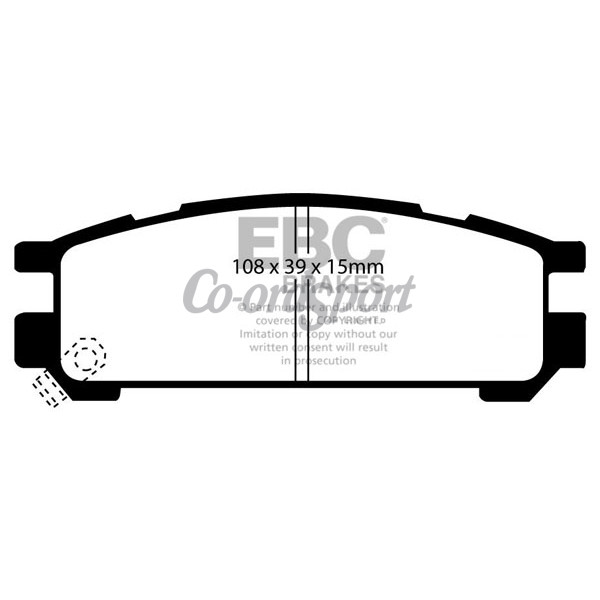 EBC Ultimax OEM Replacement Brake Pads image