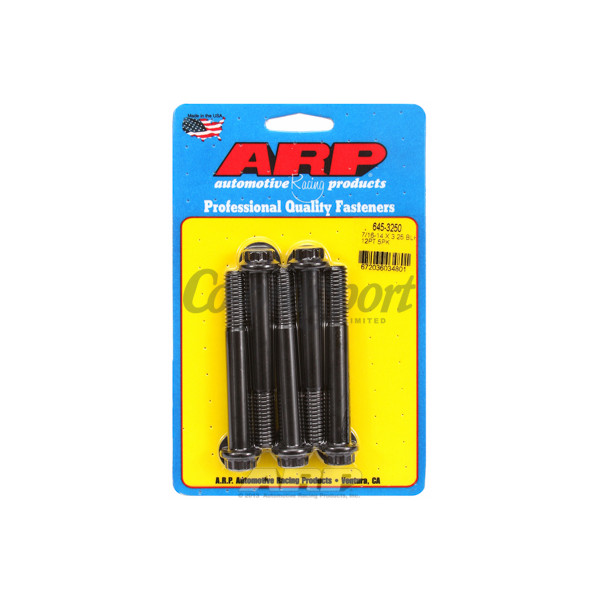 ARP 7/16-14 X 3.250 12pt 1/2 wrenching black oxide bolts image