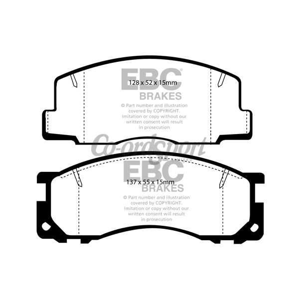 EBC Ultimax OEM Replacement Brake Pads image