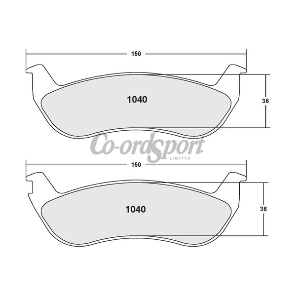 PFC 040 Carbon Metallic Brake Pad Set image