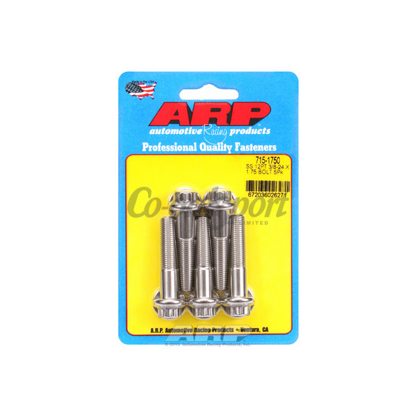 ARP 3/8-24 x 1.750 12pt 7/16 wrenching SS bolts image