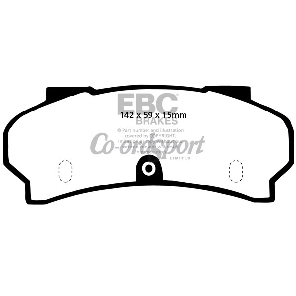 EBC Ultimax OEM Replacement Brake Pads image