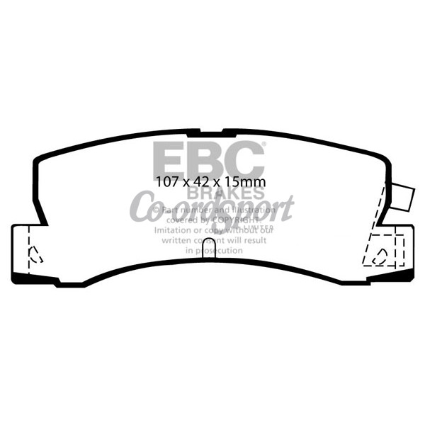 EBC Ultimax OEM Replacement Brake Pads image