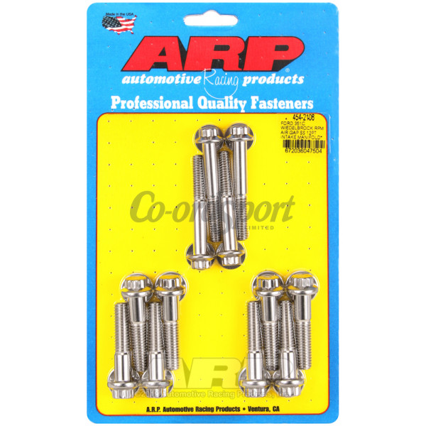 ARP Ford 351C w/Edelbrock RPM air gap 12pt intake manifold b image