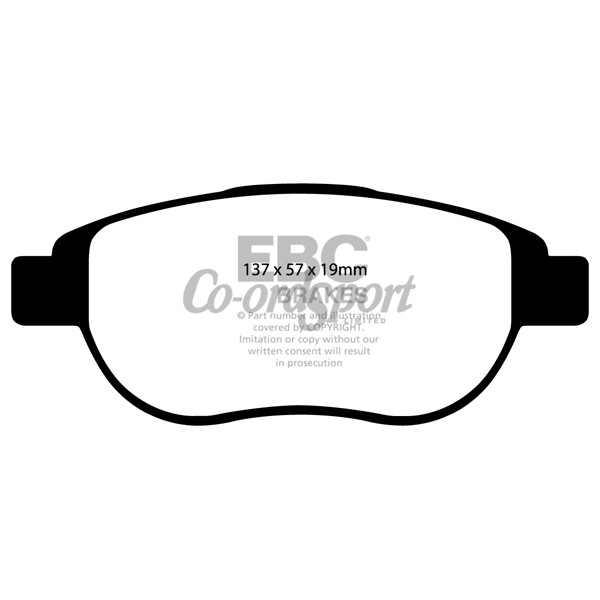 EBC Ultimax OEM Replacement Brake Pads image