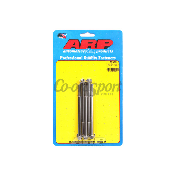 ARP 1/4-28 x 4.250 hex SS bolts image