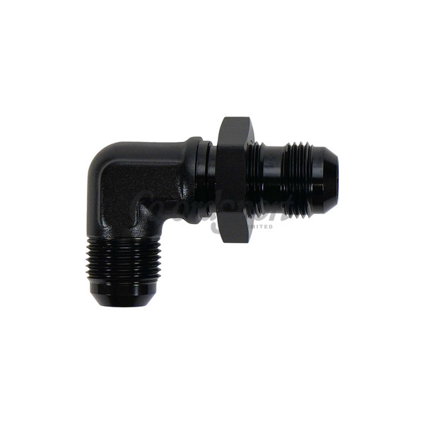 DW 10AN Male Flare Bulkhead 90-Degree (with nut) image