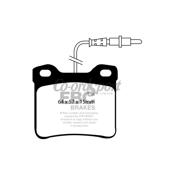 EBC Ultimax OEM Replacement Brake Pads image