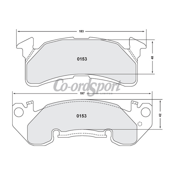 PFC 153 Carbon Metallic Brake Pad Set image