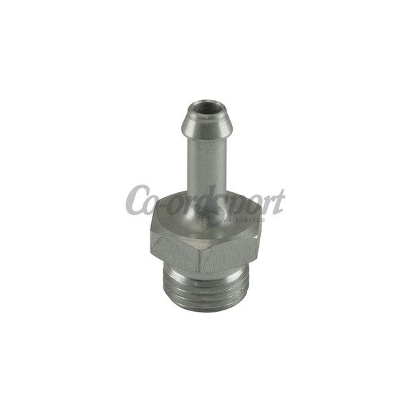 Turbosmart Fitting 6mm / 1/4in Hose End to -6 AN ORB Male Straigh image