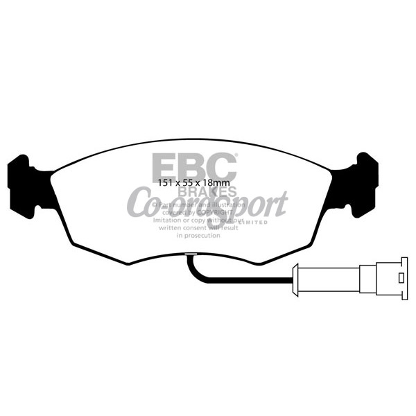 EBC Ultimax OEM Replacement Brake Pads image