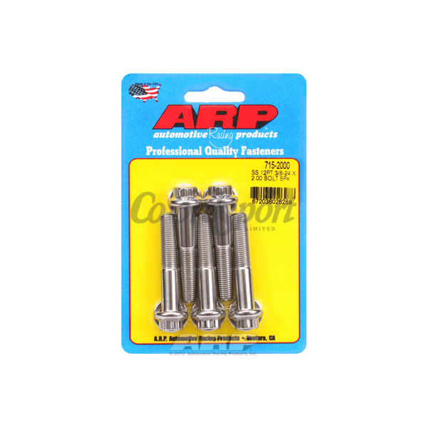 ARP 3/8-24 x 2.000 12pt 7/16 wrenching SS bolts image