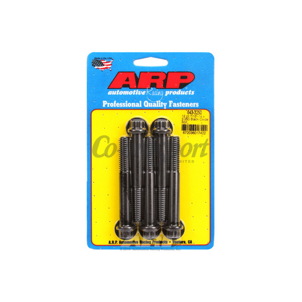ARP 7/16-14 x 3.250 12pt black oxide bolts image