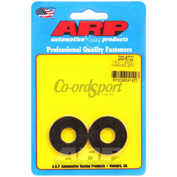 ARP 1/2 ID 1.30 OD black washers image