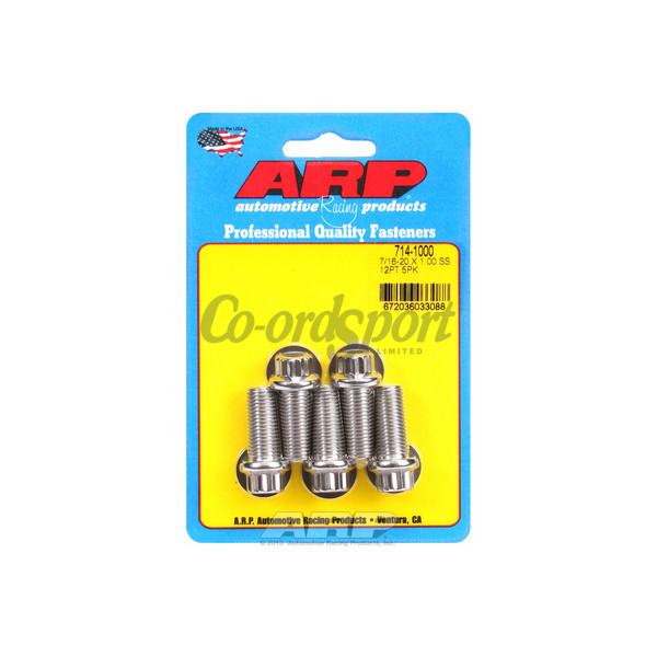 ARP 7/16-20 x 1.000 12pt SS bolts image