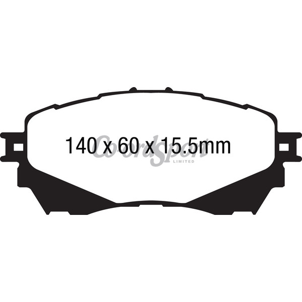 EBC Ultimax OEM Replacement Brake Pads image