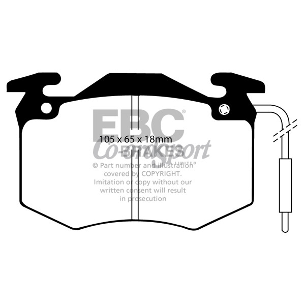 EBC Ultimax OEM Replacement Brake Pads image