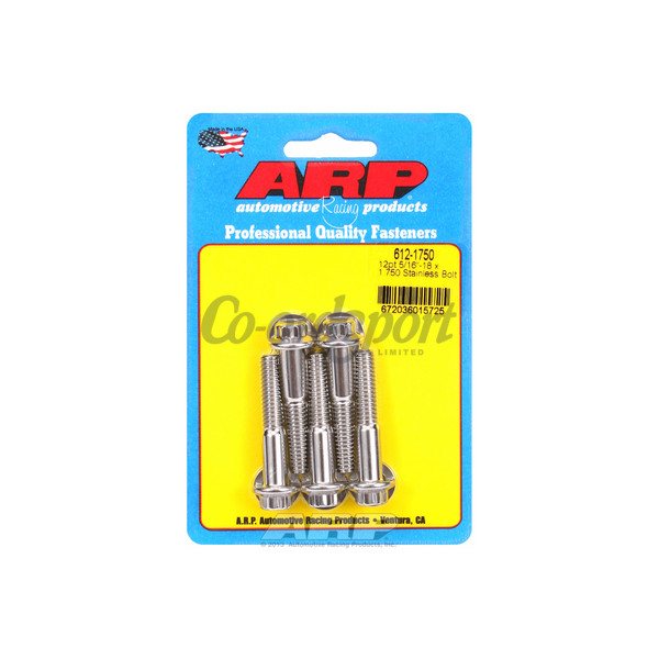 ARP 5/16-18 x 1.750 12pt SS bolts image