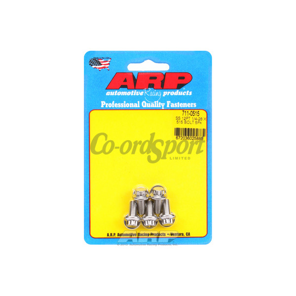 ARP 1/4-28 x .515 12pt SS bolts image