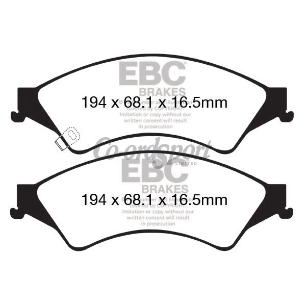 EBC Ultimax OEM Replacement Brake Pads image