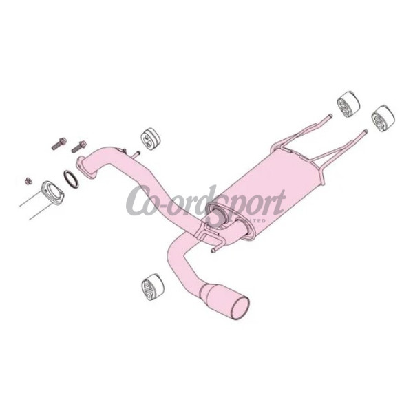 Fujitsubo Authorize S Exhaust MAZDA Mazda3 BLFFW PE-VPS image