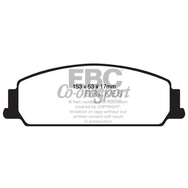 EBC Ultimax OEM Replacement Brake Pads image